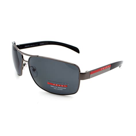 prada sps50h 5av5z1 polarized aviator sunglasses